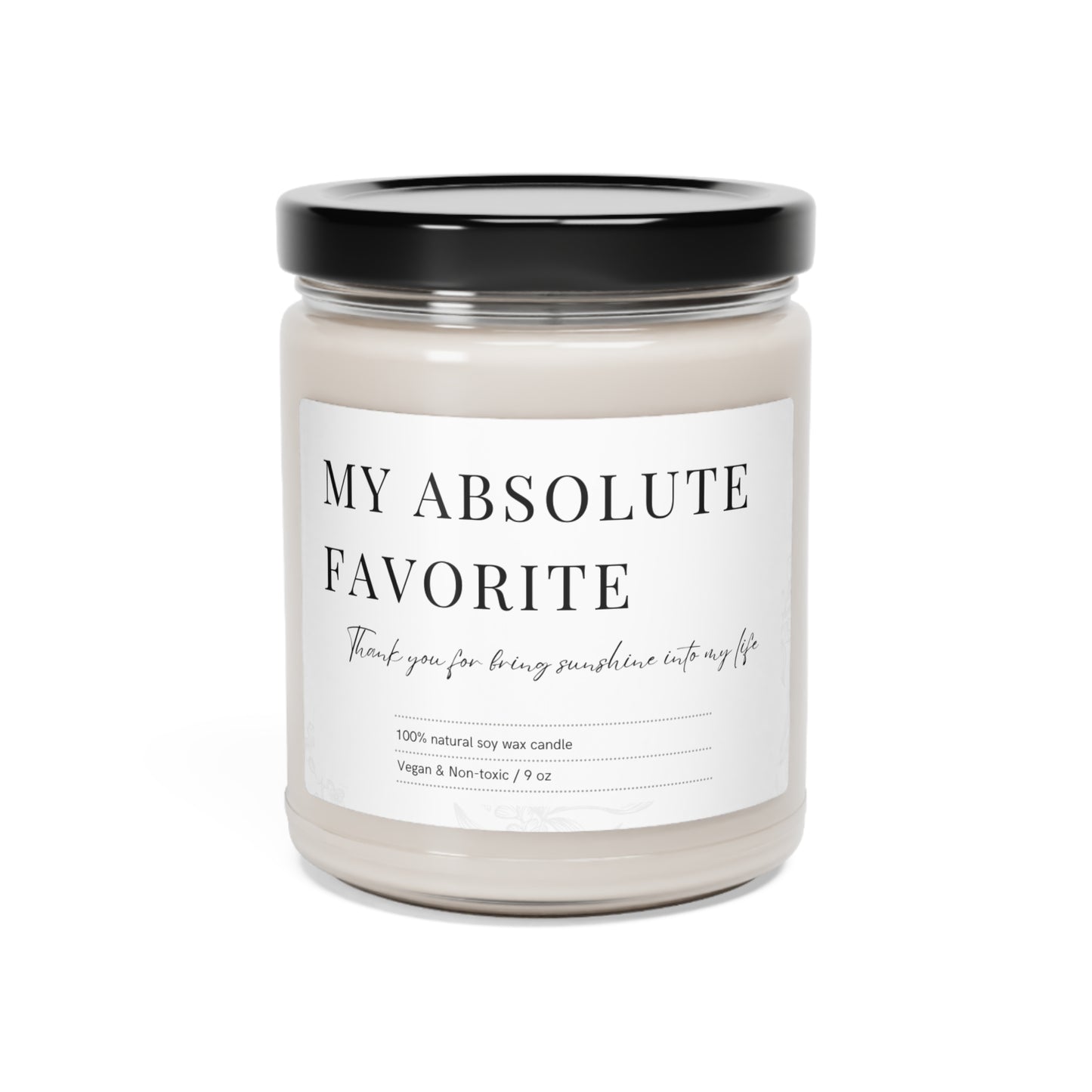 my absolute favorite - scented soy candle, 9oz