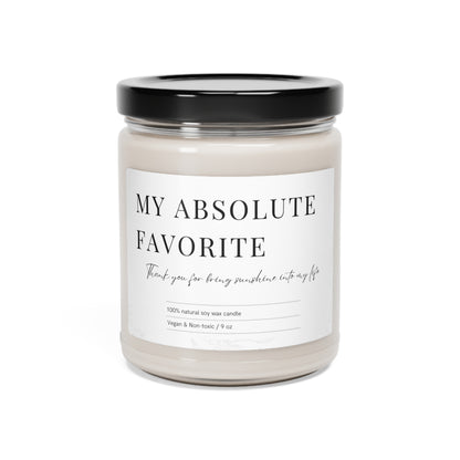 My Absolute Favorite - Scented Soy Candle, 9oz