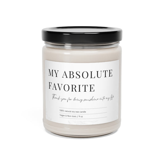 My Absolute Favorite - Scented Soy Candle, 9oz