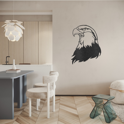 Bald Eagle Head - Steel Sign