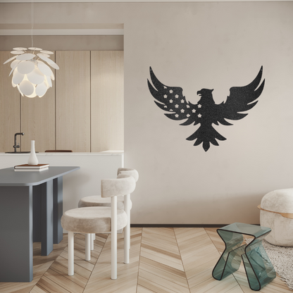 USA Patriotic Eagle - Steel Sign