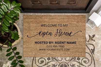 Custom Open House Doormat