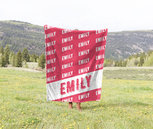 Personalized Custom Name Blanket