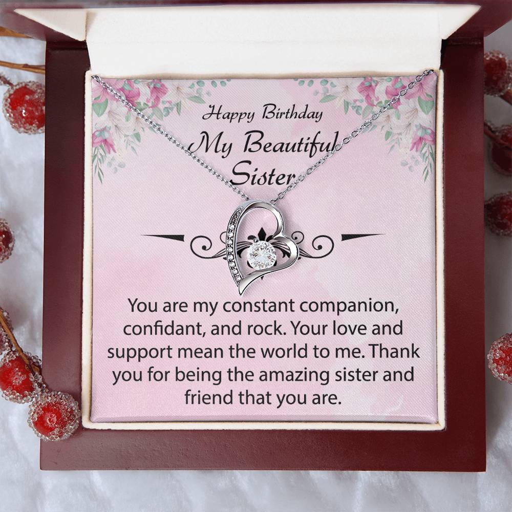 Happy Birthday (Sister Love) Necklace