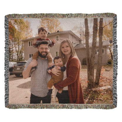 Personalized Photo Woven Blanket