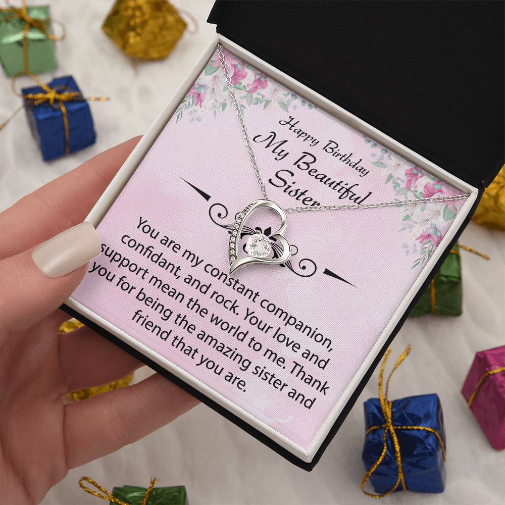 Happy Birthday (Sister Love) Necklace