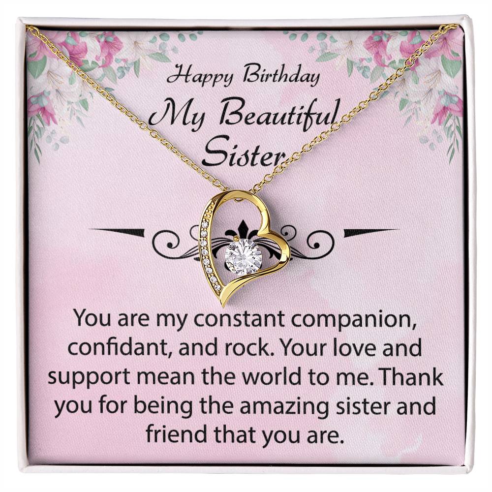 Happy Birthday (Sister Love) Necklace