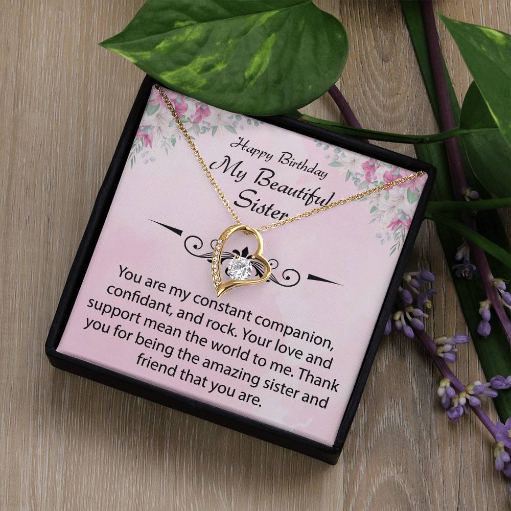 Happy Birthday (Sister Love) Necklace