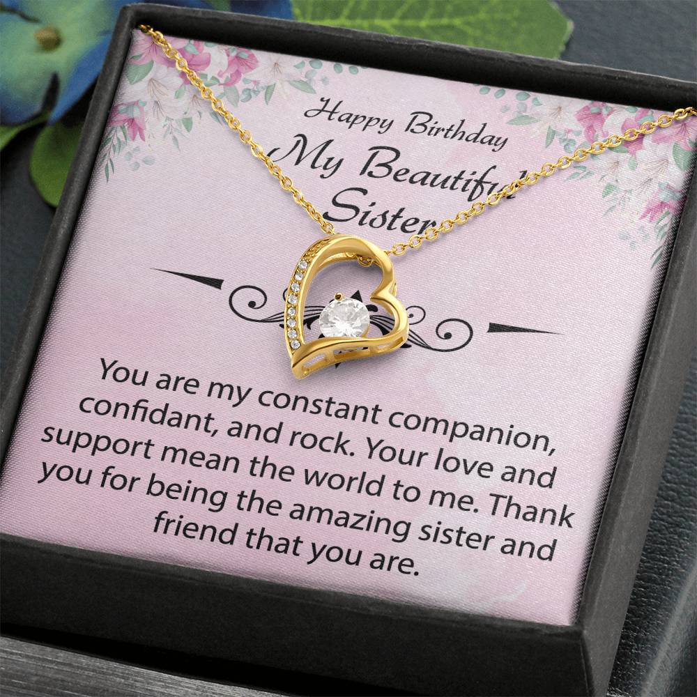 Happy Birthday (Sister Love) Necklace